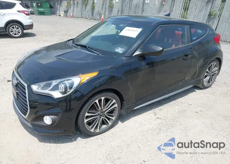 2017 Hyundai Veloster Turbo R-Spec from USA, damaged, VIN KMHTC6AE5HU308895